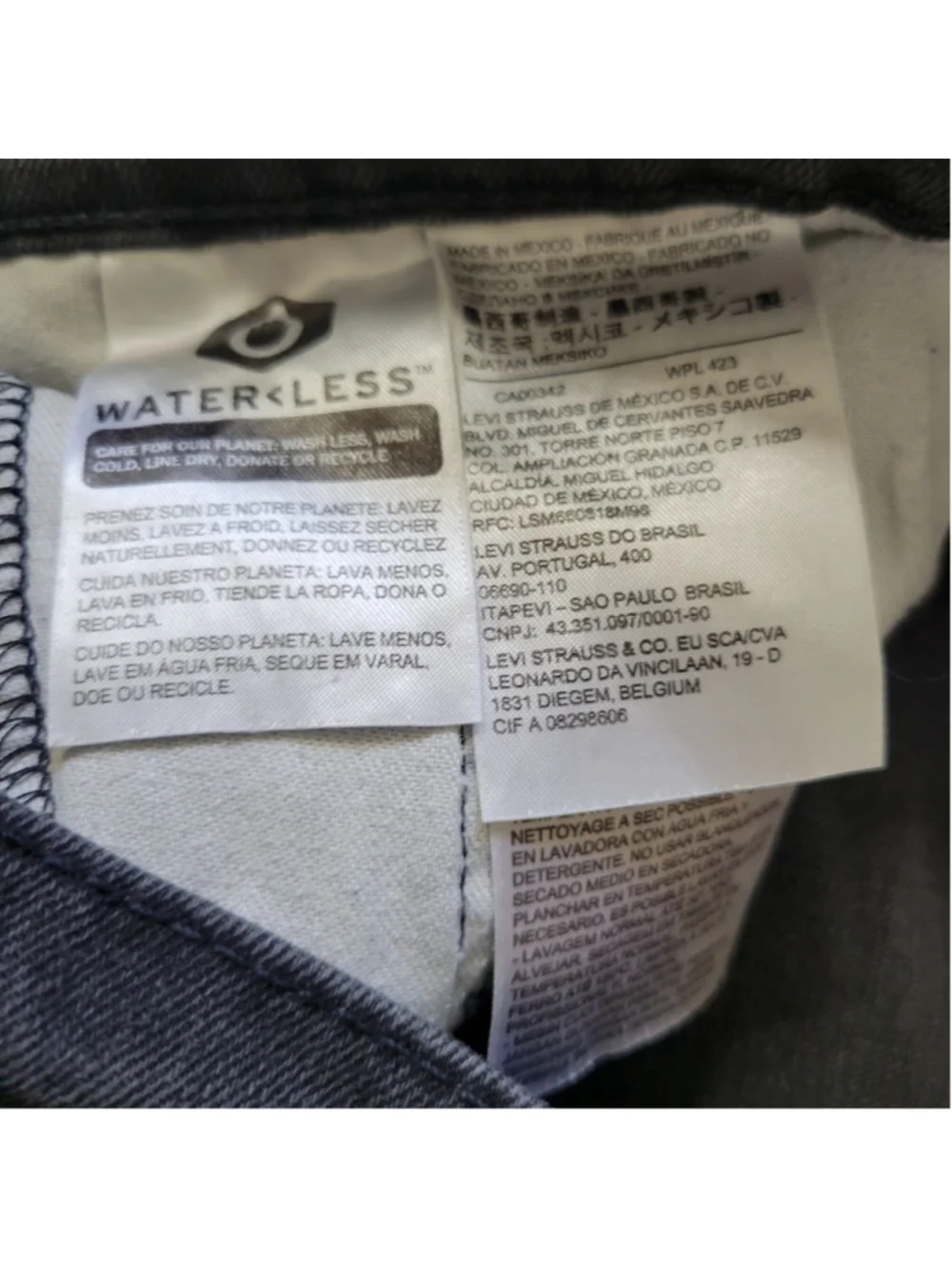 Levi's 511 Slim Straight Black Jeans 32/34 Men's Excellent Condition Pre-owned